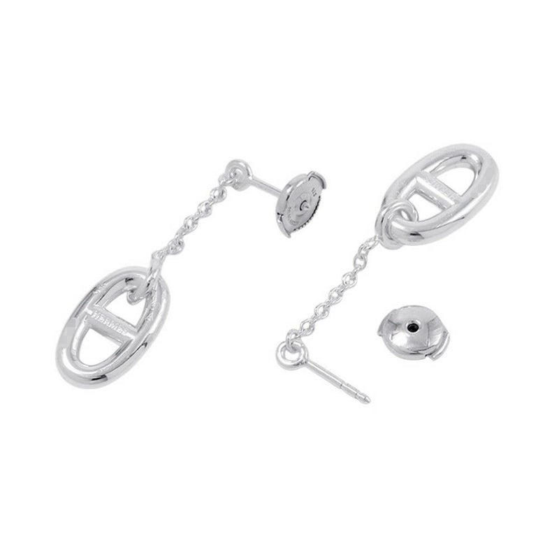 エルメス ピアス シェーヌダンクル ファランドール ピアス MM Earrings SV925シルバー HERMES ジュエリー