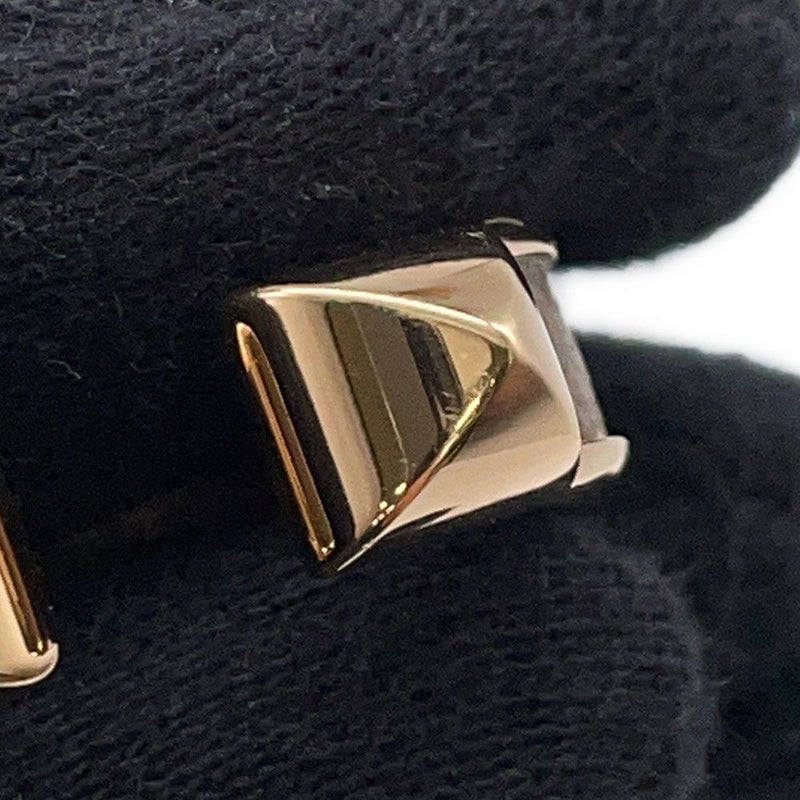 エルメス リング アテナ ドゥブル クルー エトゥープ/ピンクゴールド金具 ヴォーマダム サイズ51 HERMES 指輪