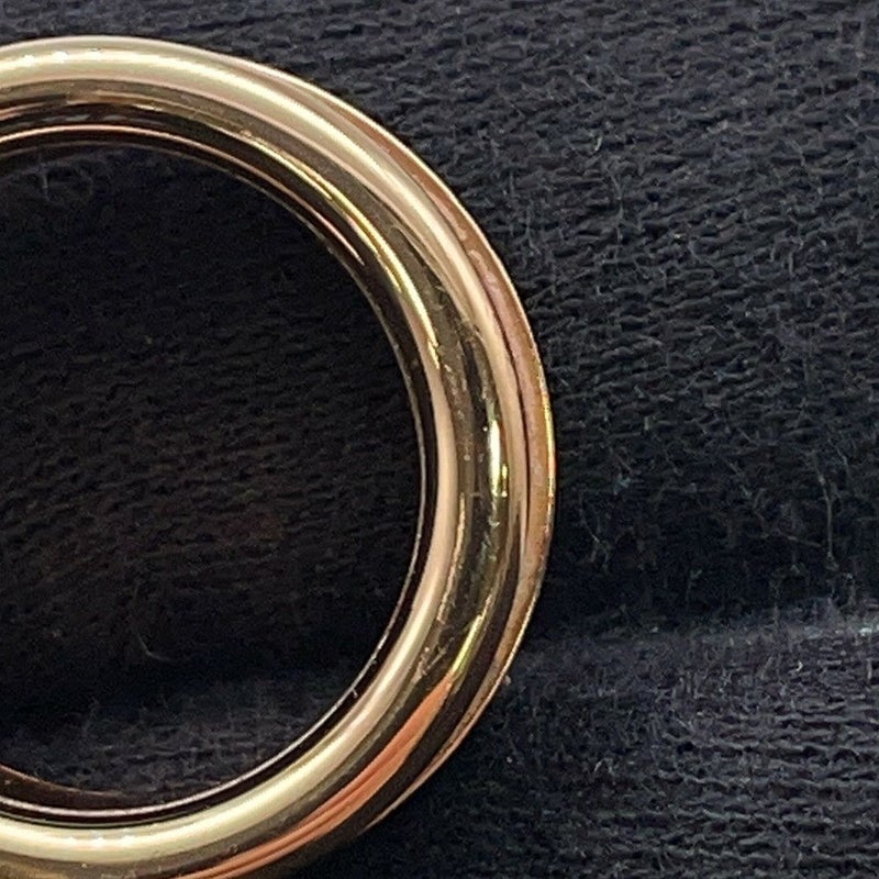 エルメス リング アテナ ドゥブル クルー エトゥープ/ピンクゴールド金具 ヴォーマダム サイズ51 HERMES 指輪