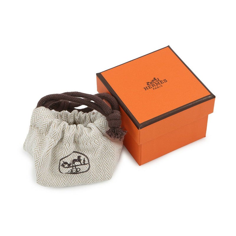 エルメス リング アテナ ドゥブル クルー エトゥープ/ピンクゴールド金具 ヴォーマダム サイズ51 HERMES 指輪