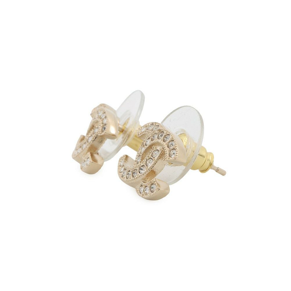 シャネル ピアス ココマーク ラインストーン F25V A88429 CHANEL