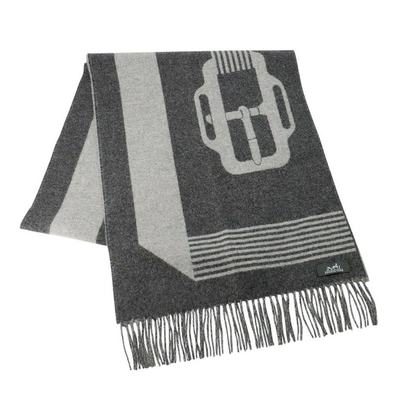 エルメス マフラー サングル・ア・ブックル カシミヤ HERMES 2023年