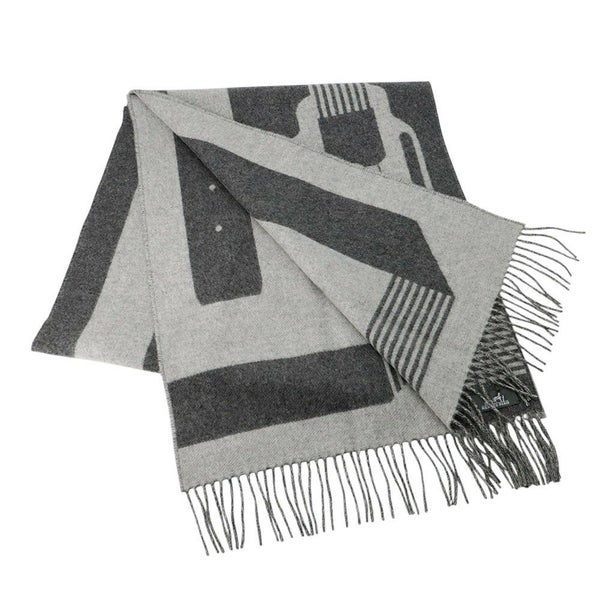 エルメス マフラー サングル・ア・ブックル カシミヤ HERMES 2023年