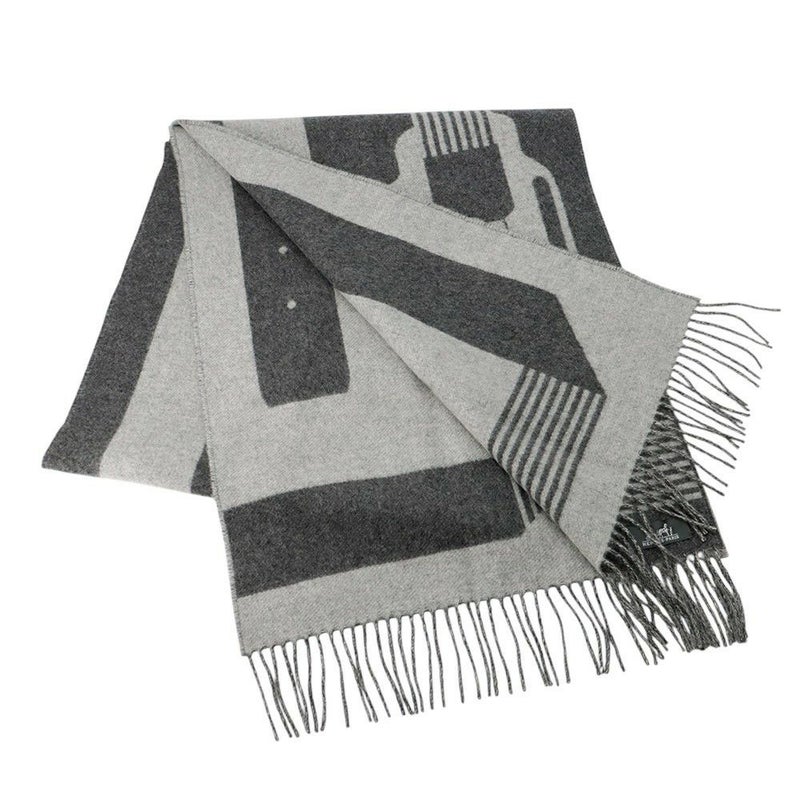 エルメス マフラー サングル・ア・ブックル カシミヤ HERMES 2023年