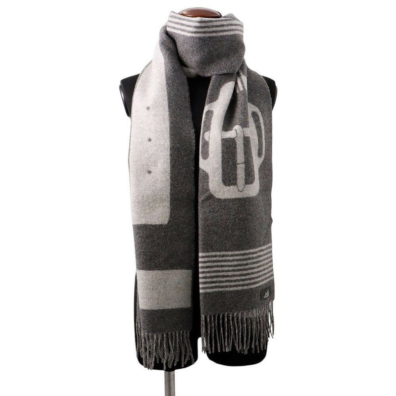 エルメス マフラー サングル・ア・ブックル カシミヤ HERMES 2023年