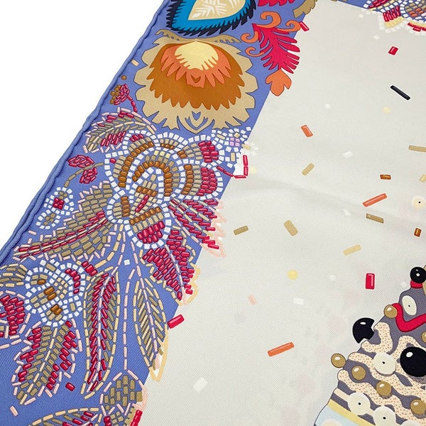 エルメス スカーフ カレ90 コスチューム・ドゥ・フェット Costume de Fete HERMES カシミヤ HERMES 2023年春夏