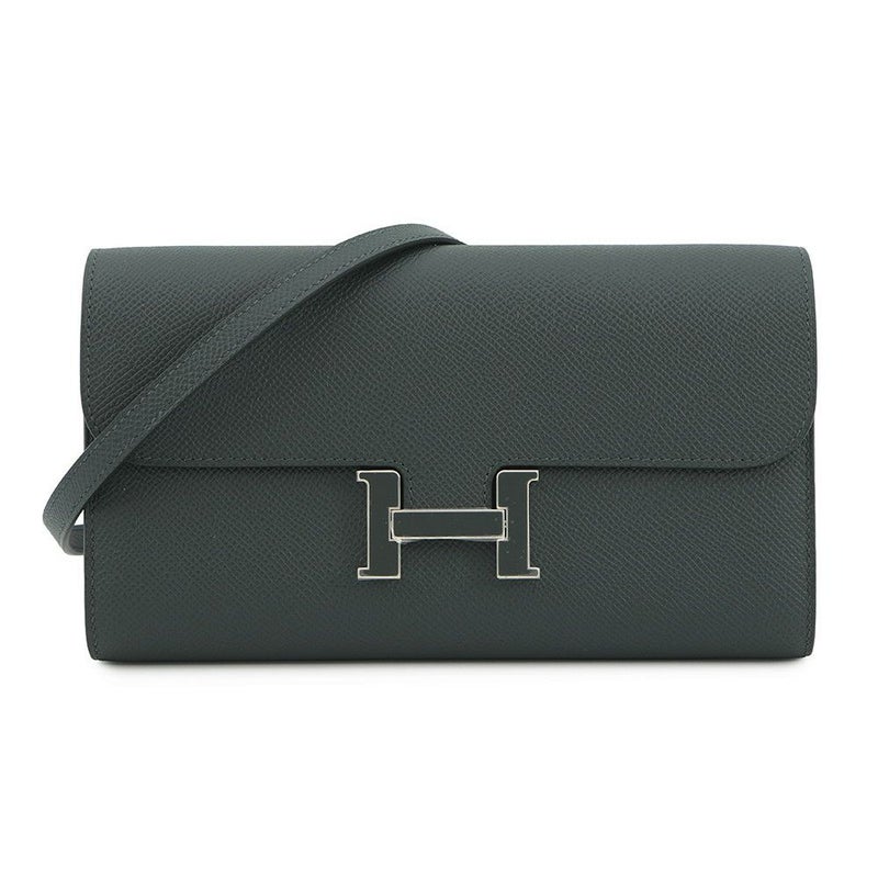 エルメス 長財布 コンスタンス トゥーゴー ロング ヴェールマングローブ/ラッカー金具 エプソン K刻印