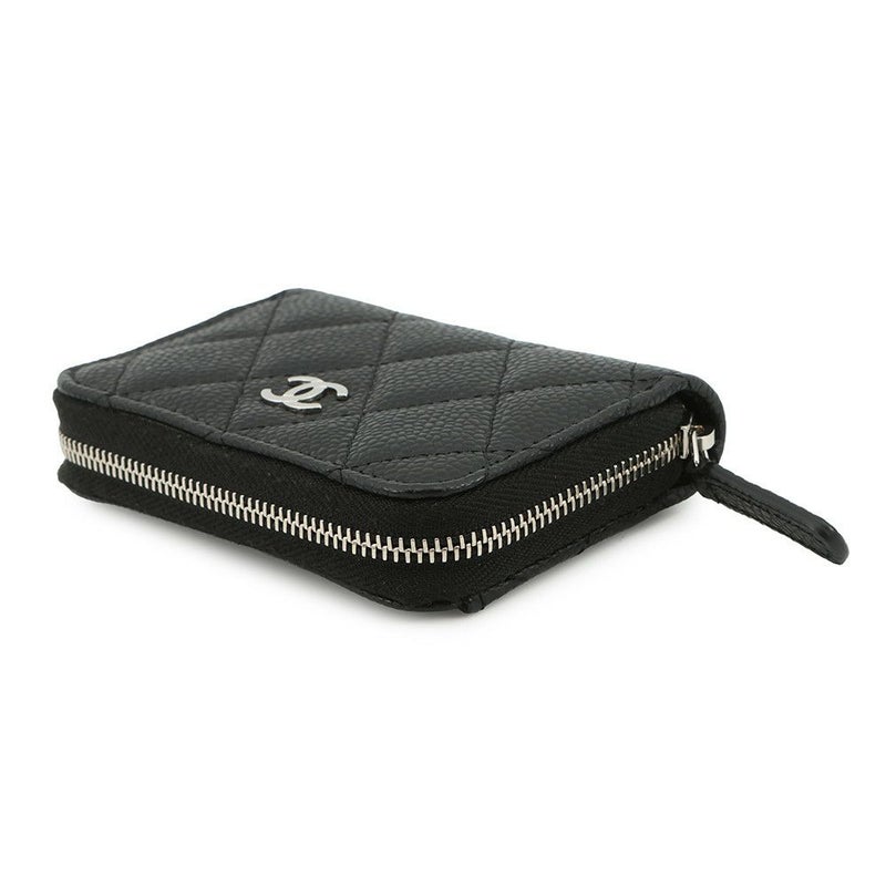 シャネル コインケース マトラッセ ココマーク キャビアスキン AP0216 CHANEL 財布 黒
