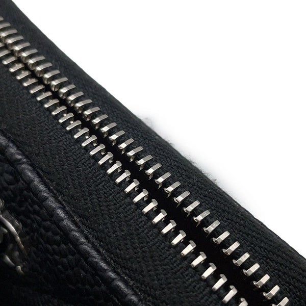 シャネル コインケース マトラッセ ココマーク キャビアスキン AP0216 CHANEL 財布 黒