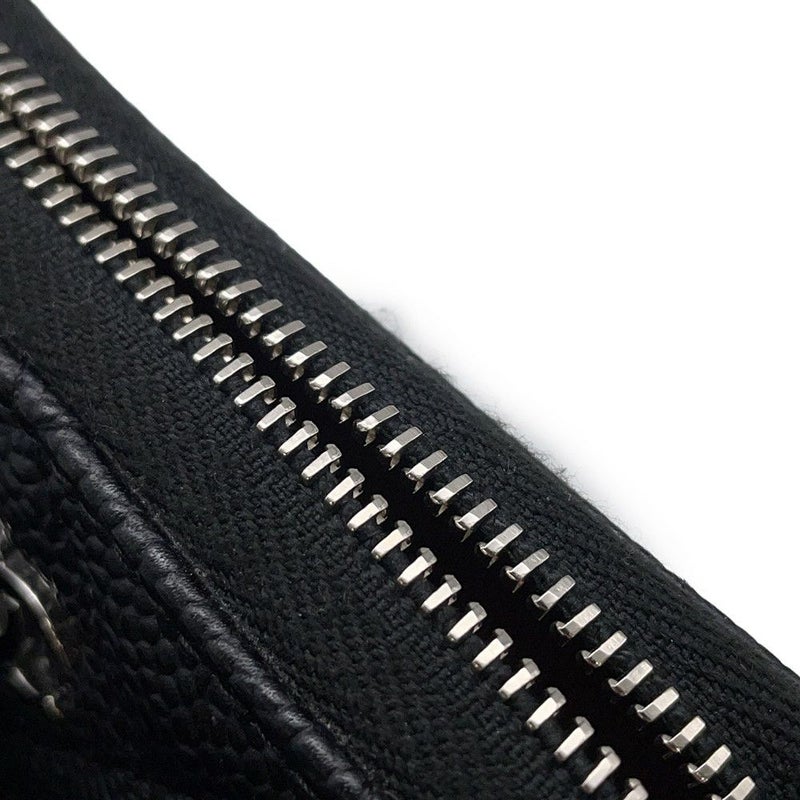 シャネル コインケース マトラッセ ココマーク キャビアスキン AP0216 CHANEL 財布 黒