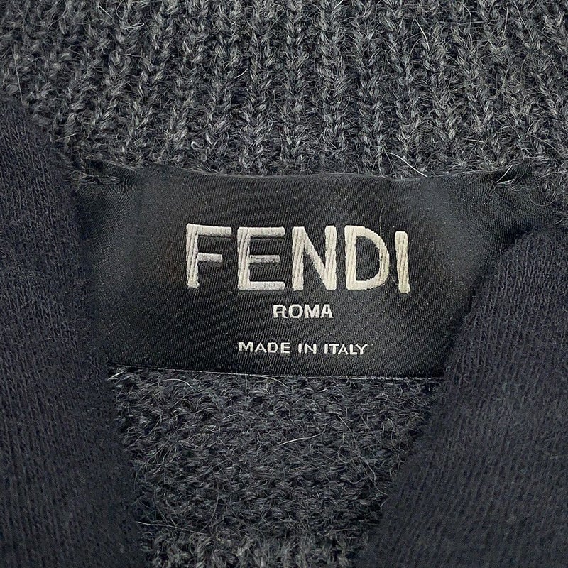 フェンディ ニット ズッカ クルーネック セーター ウール メンズサイズ46 FZX091 FENDI トップス