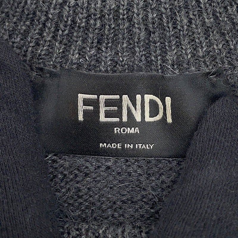 フェンディ ニット ズッカ クルーネック セーター ウール メンズサイズ46 FZX091 FENDI トップス
