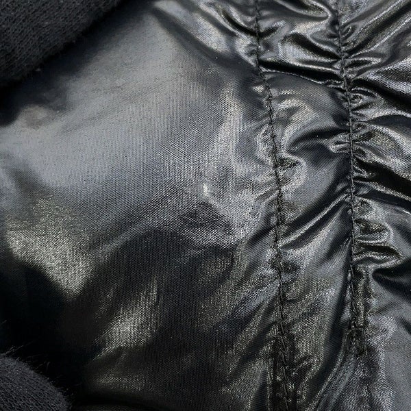 モンクレール ダウンジャケット トリコロール ニット切り替え メンズサイズM E20919416600 MONCLER 黒