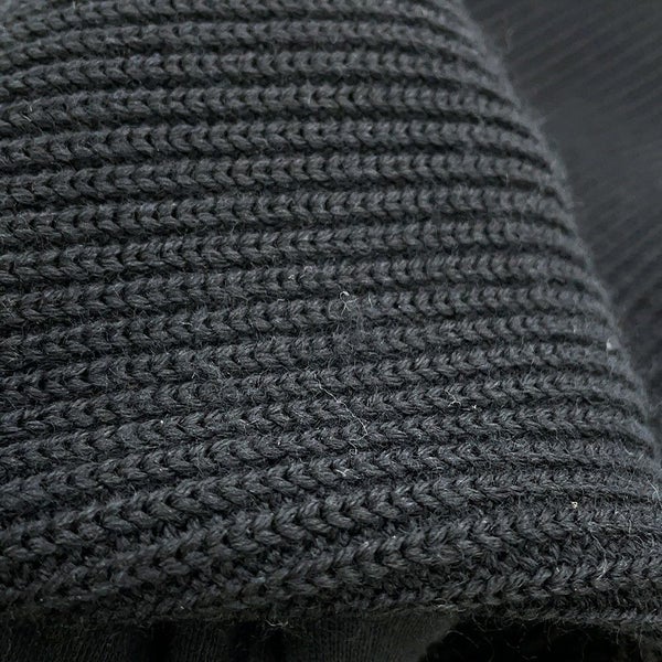 モンクレール ダウンジャケット トリコロール ニット切り替え メンズサイズM E20919416600 MONCLER 黒