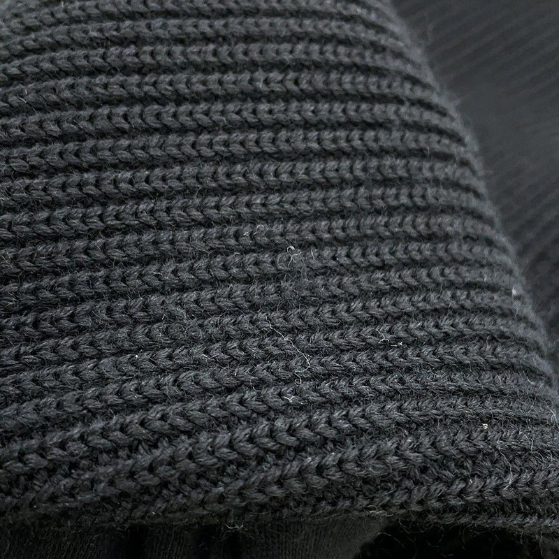 モンクレール ダウンジャケット トリコロール ニット切り替え メンズサイズM E20919416600 MONCLER 黒