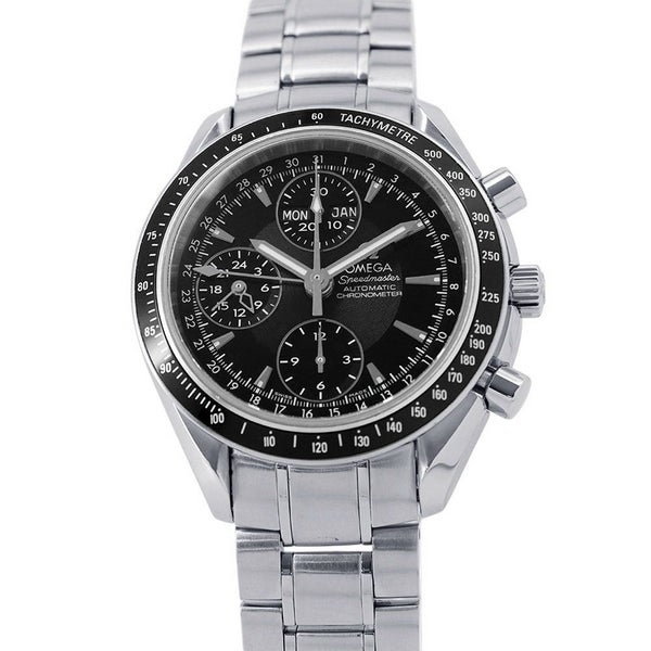 オメガ スピードマスター デイデイト トリプルカレンダー 3220.50.00 OMEGA 腕時計 ウォッチ 黒文字盤