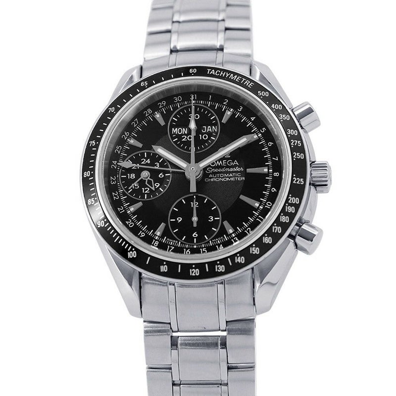 オメガ スピードマスター デイデイト トリプルカレンダー 3220.50.00 OMEGA 腕時計 ウォッチ 黒文字盤