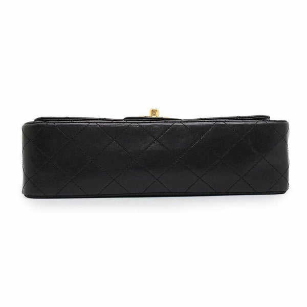 シャネル チェーンショルダーバッグ マトラッセ23 ココマーク ダブルチェーン ラムスキン A01113 CHANEL 黒