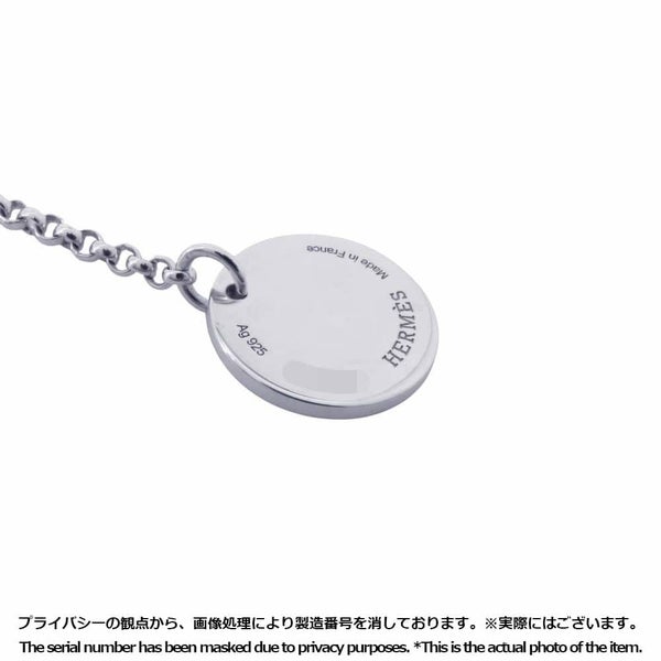エルメス ネックレス エクスリブリスPM SV925シルバー K18PGピンクゴールド HERMES ペンダント ジュエリー