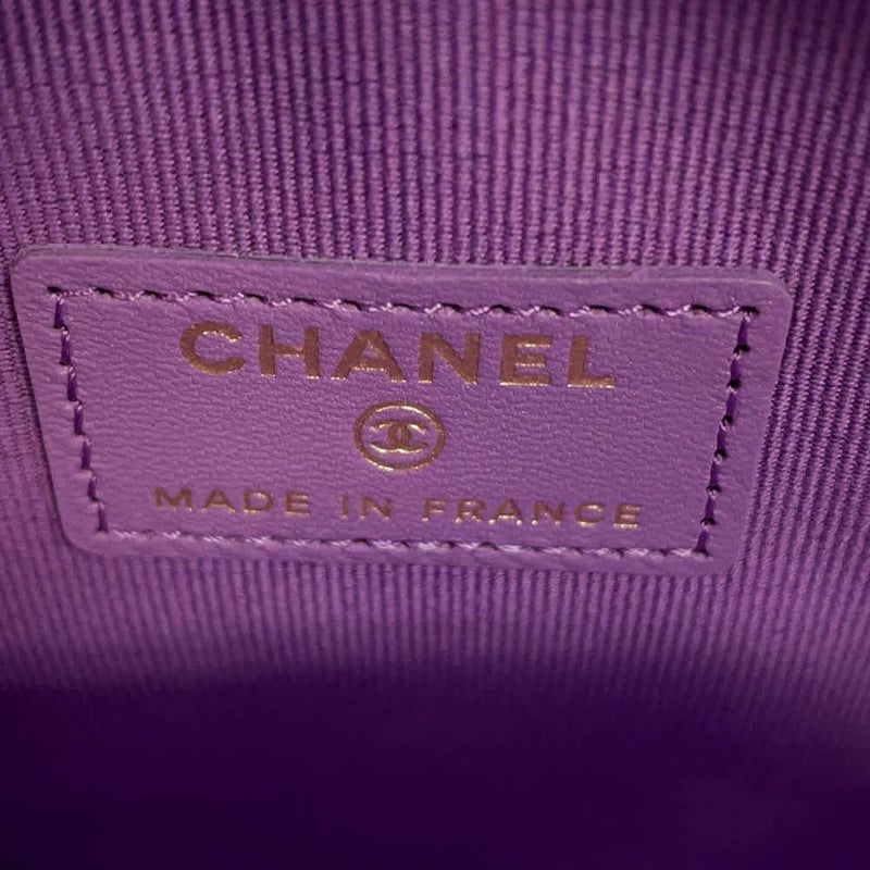 シャネル チェーンショルダーバッグ マトラッセ ココマーク ラムスキン ハート AP2784 CHANEL ポシェット