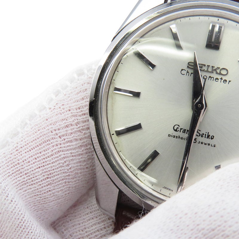 セイコー グランドセイコー クロノメーター 2ndモデル 獅子メダル43999 SEIKO 腕時計 シルバー文字盤