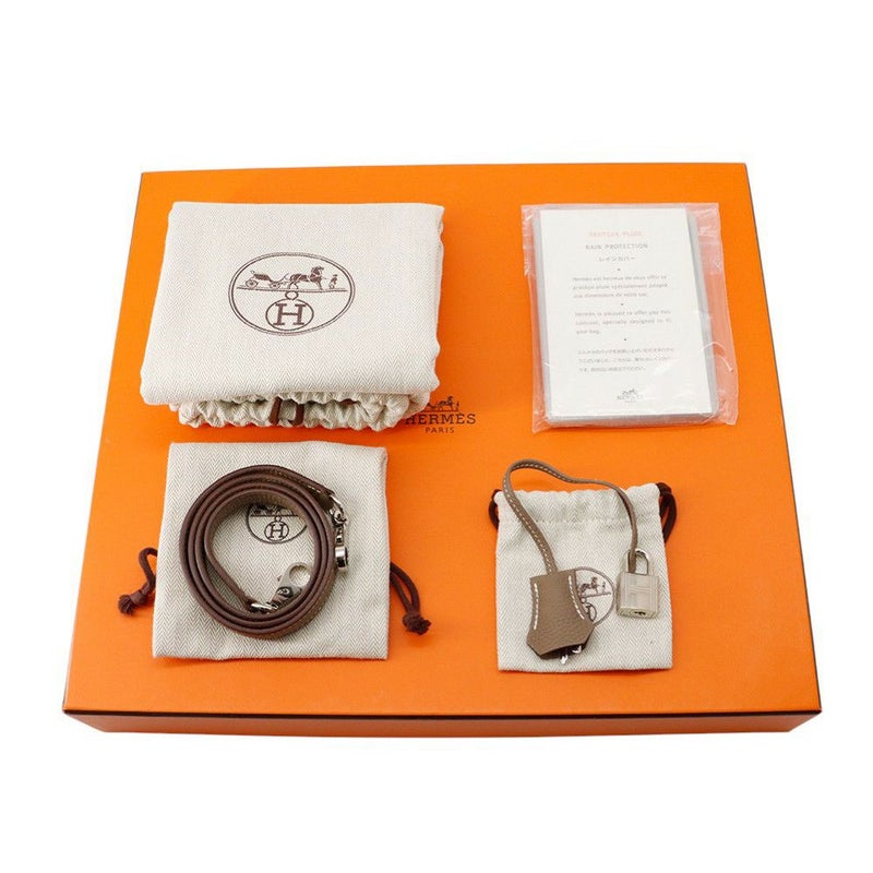 エルメス ハンドバッグ ケリー28 内縫い エトゥープ/シルバー金具 トゴ Y刻印 ２wayショルダー