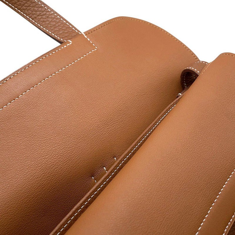 エルメス ハンドバッグ アルザン31 ゴールド/シルバー金具 トリヨンクレマンス C刻印 ２wayショルダー