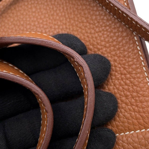 エルメス ハンドバッグ アルザン31 ゴールド/シルバー金具 トリヨンクレマンス C刻印 ２wayショルダー