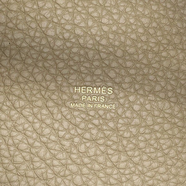 エルメス ピコタンロックPM カザック2 ブラック/マカサー/ベージュマルファ/ゴールド金具 トリヨンクレマンス W刻印