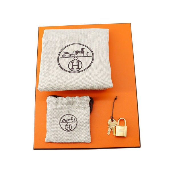 エルメス ピコタンロックPM カザック2 ブラック/マカサー/ベージュマルファ/ゴールド金具 トリヨンクレマンス W刻印