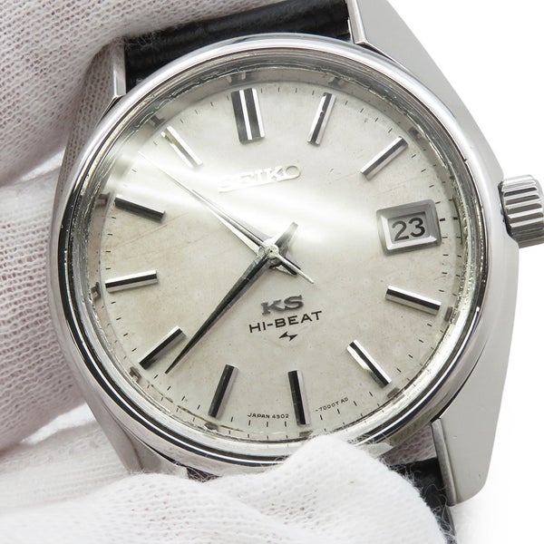 セイコー キングセイコー ハイビート 4502-7001 SEIKO 腕時計 シルバー文字盤