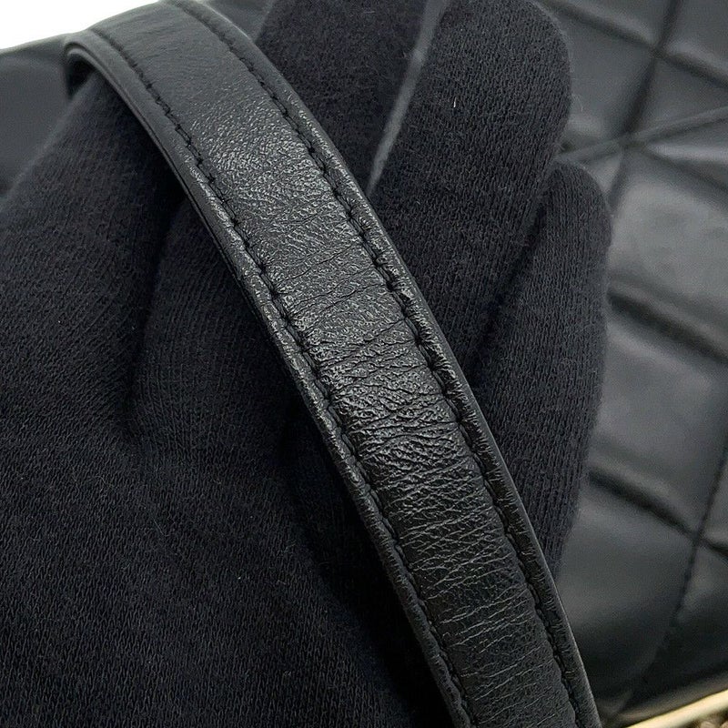 シャネル ハンドバッグ ココマーク マトラッセ トレンディCC ラムスキン A92236 CHANEL 2way チェーンショルダー 黒