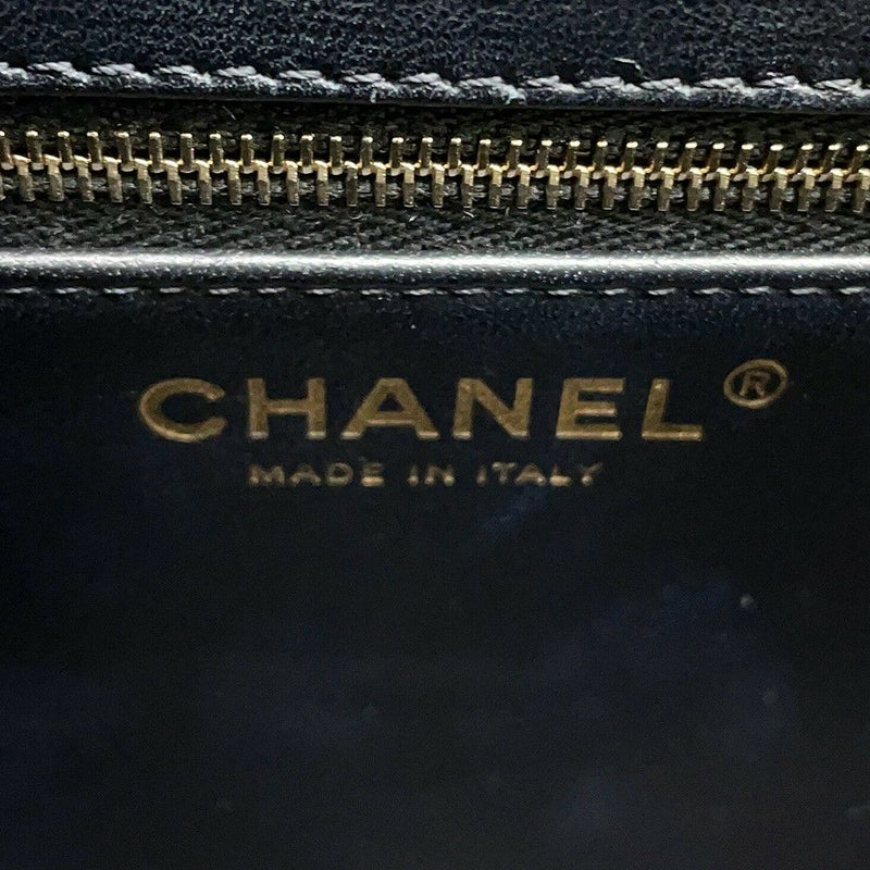 シャネル ハンドバッグ ココマーク マトラッセ トレンディCC ラムスキン A92236 CHANEL 2way チェーンショルダー 黒