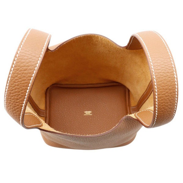 エルメス ハンドバッグ ピコタンロックPM ゴールド//ゴールド金具 トリヨンクレマンス K刻印