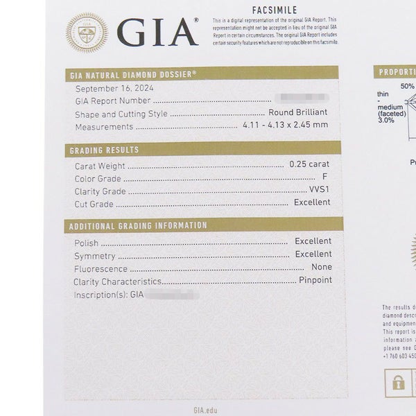 カルティエ ネックレス ダムール ダイヤモンド 中石0.25ct K18WGホワイトゴールド N7406800 Cartier GIA鑑定書コピー ペンダント