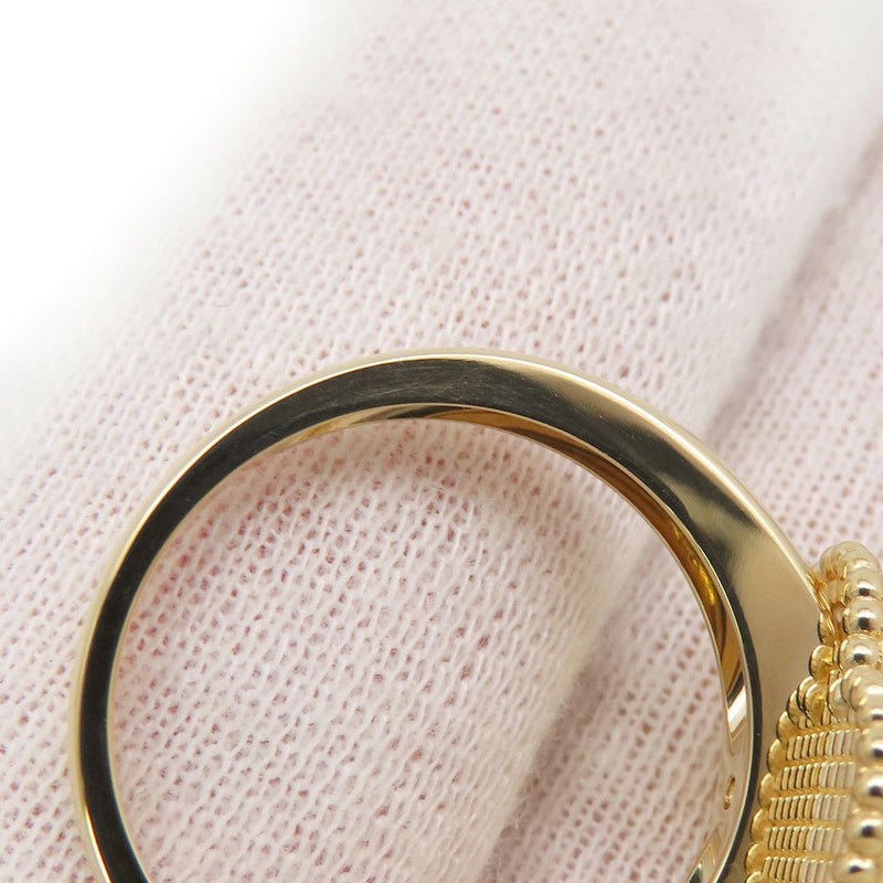 ヴァンクリーフ＆アーペル リング ヴィンテージ アルハンブラ リング オニキス/ダイヤ 1P 0.05ct K18YG サイズ53 VCARA41000 指輪