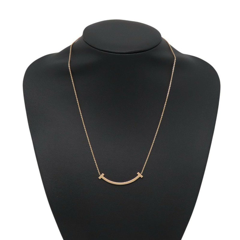 ティファニー ネックレス Tスマイル ペンダント ミディアム K18PGピンクゴールド 74957102 ジュエリー Tiffany&Co. ジュエリー