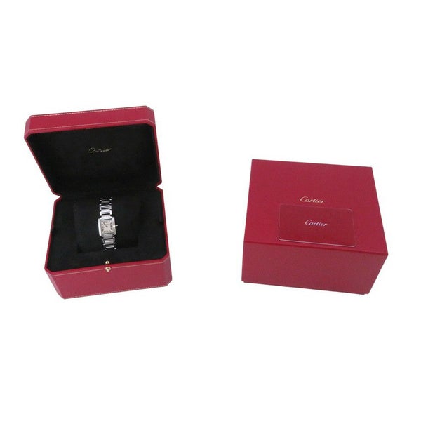 カルティエ タンク フランセーズ SM W51008Q3 Cartier 腕時計 シルバー文字盤 レディース クォーツ