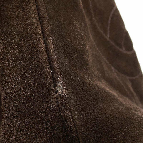 シャネル ショルダーバッグ トリプルココ タッセル スエード CHANEL