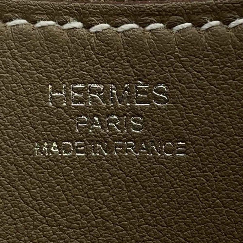 エルメス ハンドバッグ インザループ 18 エトゥープ/シルバー金具 トリヨンクレマンス B刻印