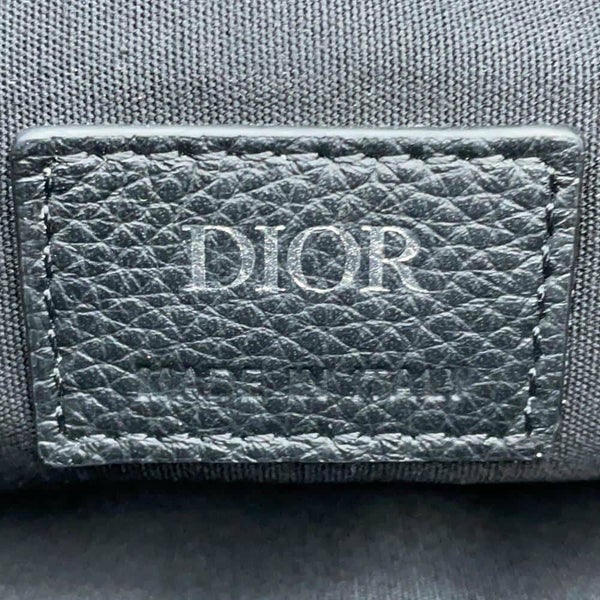 クリスチャン・ディオール ボディバッグ サドルバッグ レザー 1ADPO093YMJ Christian Dior 黒