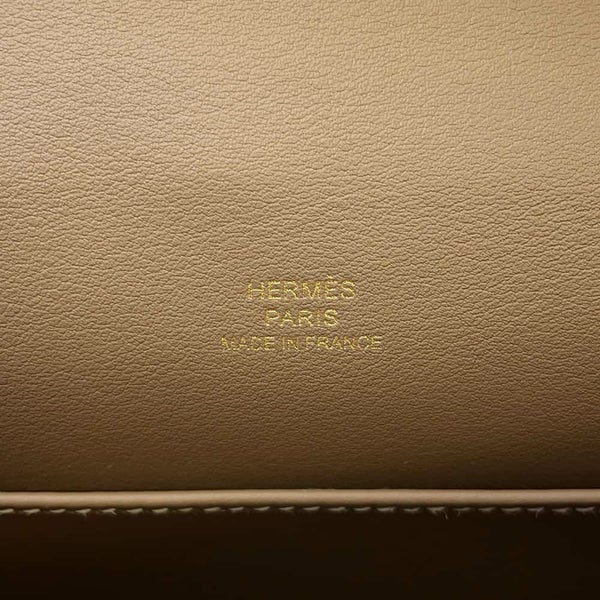 エルメス ハンドバッグ ポシェットケリー エトゥープ/ゴールド金具 スイフト W刻印