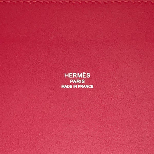 エルメス トートバッグ H・アン・ビエPM フランボワーズ スイフト/トワルアッシュ Z刻印 2wayショルダー