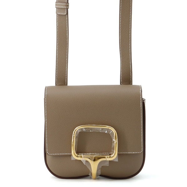 エルメス デッラ・カヴァッレリア ミニ エトゥープ/ゴールド金具 エプソン W刻印