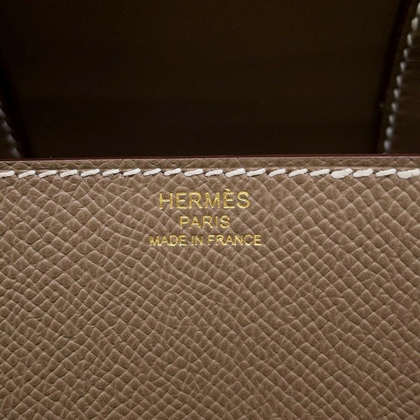 エルメス デッラ・カヴァッレリア ミニ エトゥープ/ゴールド金具 エプソン W刻印