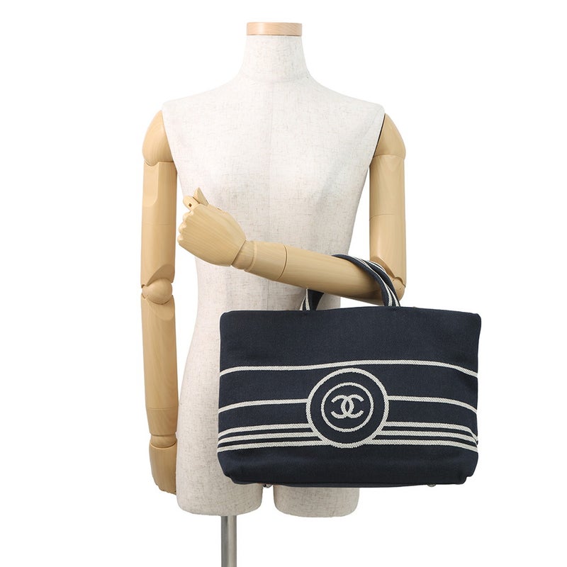 シャネル トートバッグ ココマーク デニム A92240 CHANEL 2way
