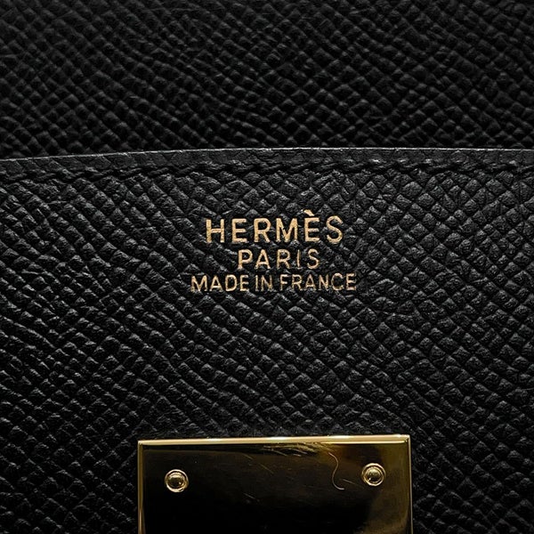 エルメス バーキン30 ブラック/ゴールド金具 エプソン □J刻印 HERMES Birkin ハンドバッグ 黒