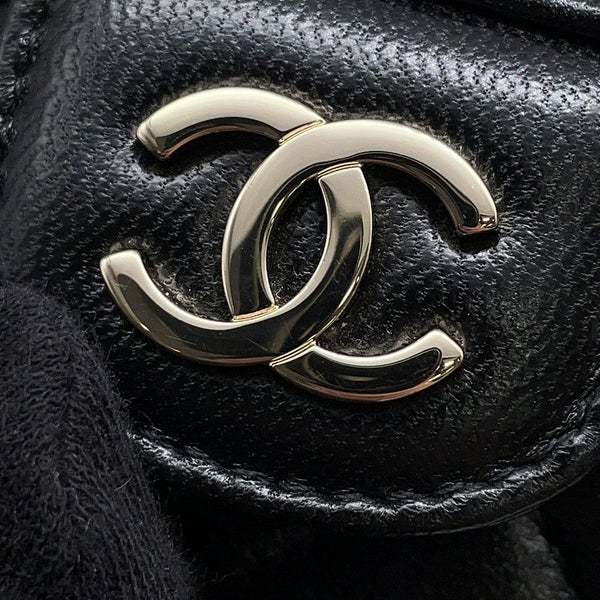 シャネル アイウェアケース マトラッセ ココマーク キャビアスキン AP2044 CHANEL 眼鏡ケース キルティング 黒