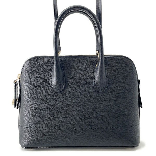 ヴァレクストラ ハンドバッグ マイロゴ ミニ ソフトカーフレザー WBML0041028LOC99 Valextra 2way 黒