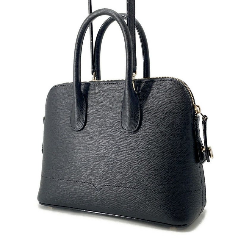 ヴァレクストラ ハンドバッグ マイロゴ ミニ ソフトカーフレザー WBML0041028LOC99 Valextra 2way 黒